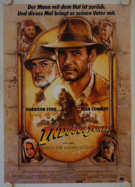 Indiana Jones and the Last Crusade original release german movie poster